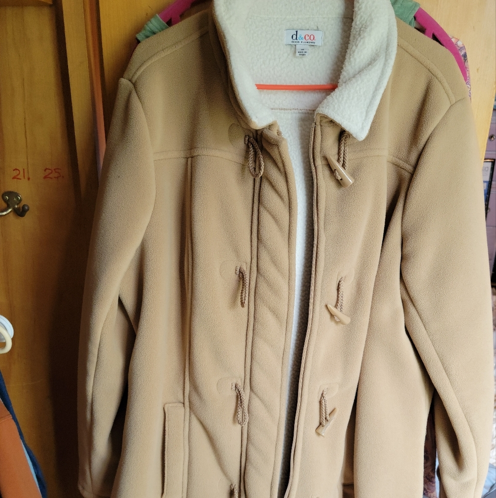 Sherpa lined coat